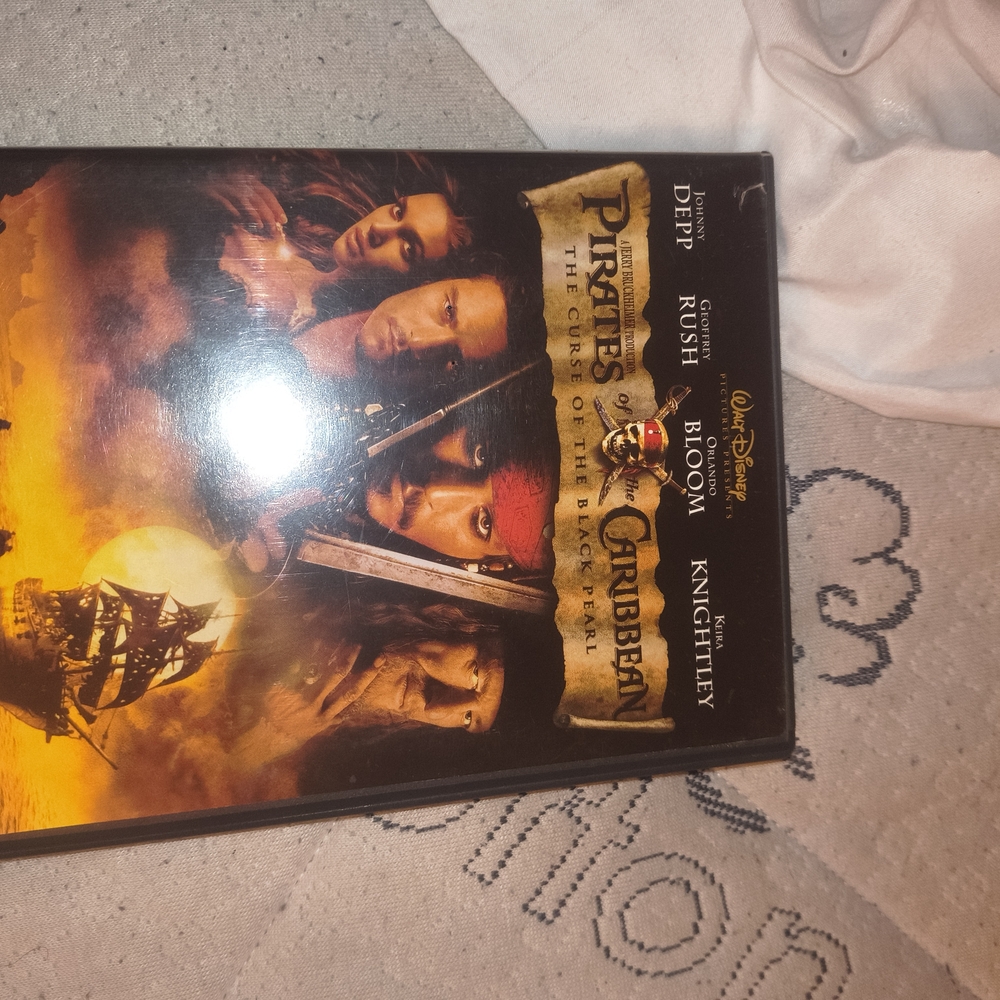 Disney Pirates of the Caribbean DVD - Black and Gold
